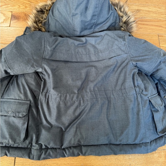 Appaman Charcoal Jacket with Faux Fur Hood - Picture 10 of 11